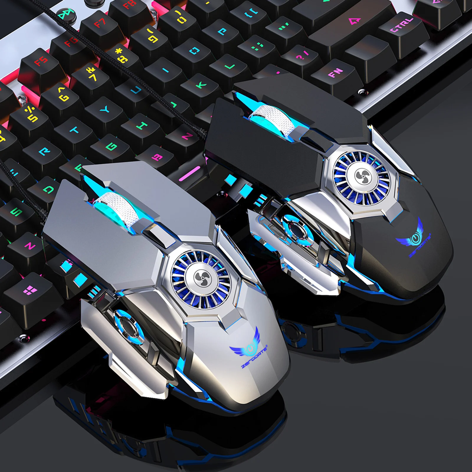 Мышь Компьютерная Проводная с RGB-подсветкой 6400DPI | Компьютеры и офис