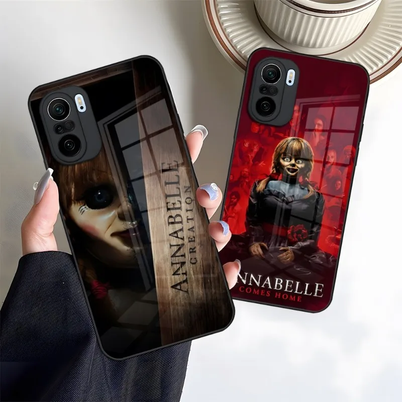Annabelle Horror Movie Phone Case For Xiaomi 12 X Redmi Note 11 10 S Lite 9 8 T Pro POCO F3 Toughened Glass