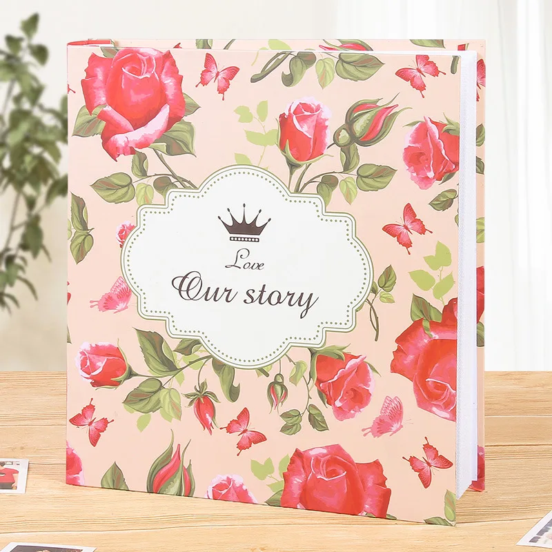 

Large Capacity 6 Inch 600 Photo Card Binder Insert Into Photo Album Baby Wedding Scrapbook High-End Storage Memory Guestbook
