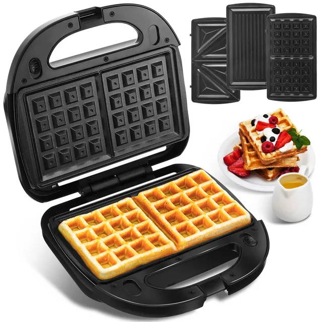 3 in 1 grill sandwich & waffle maker
