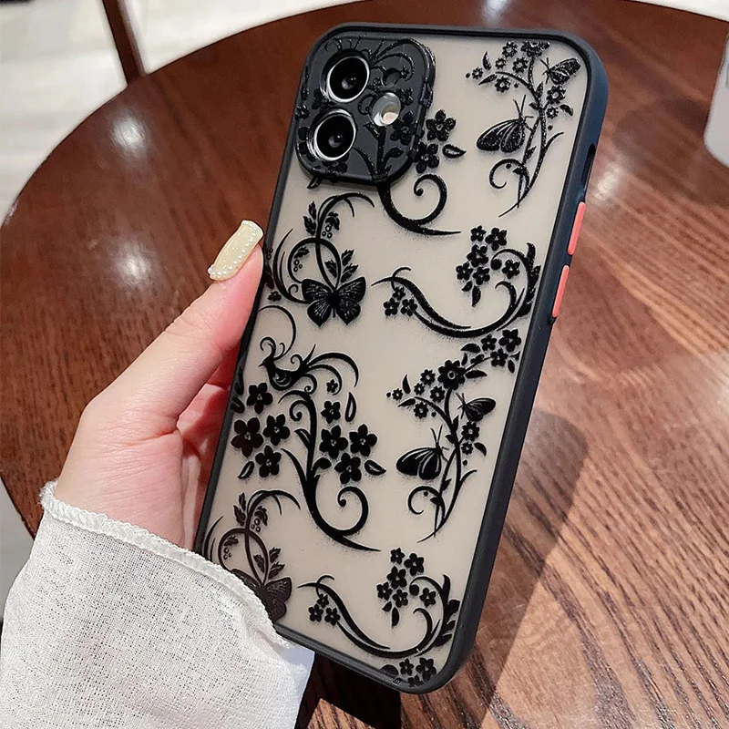 Чехол для телефона Samsung A16 A15 A35 A55 A54 A13 A33 A14 A53 A34 Galaxy S23 S22 S25 Ultra S24 FE с цветочным