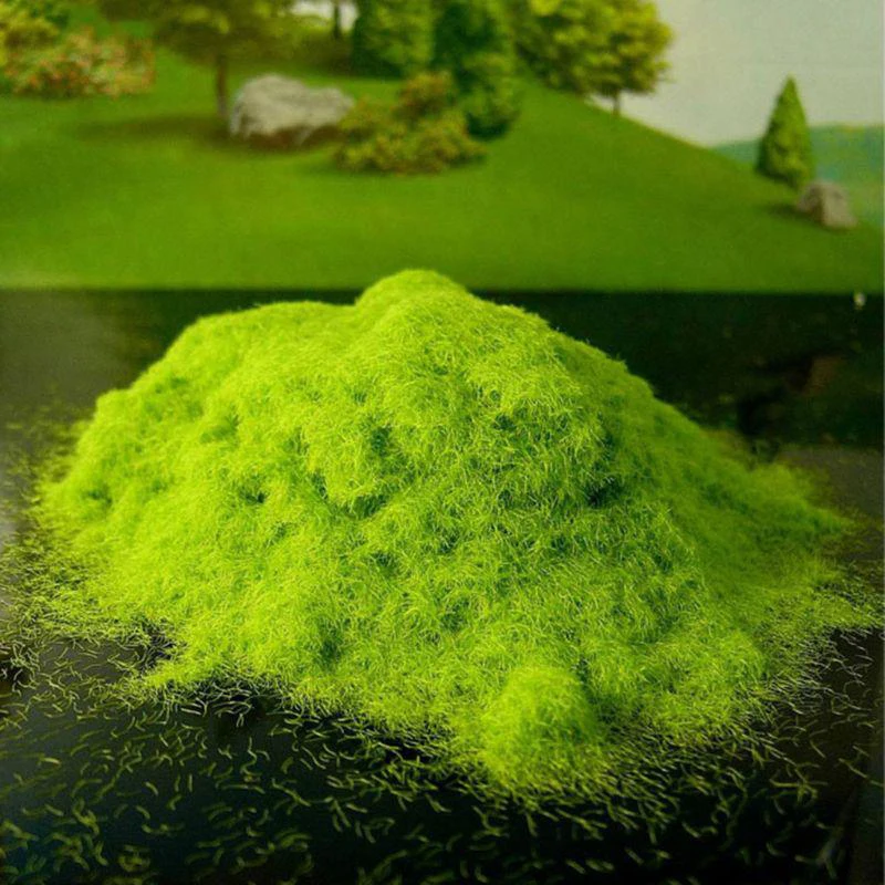 

30g/Pack Artificial Grass Powder Garden Landscape Decoration Diy Accessories Sand Table Grass Powder