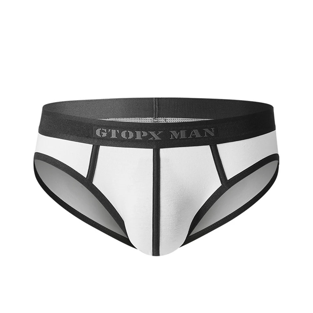 Mens 2022 New Sexy Underwear Comfortable Underclothes High Quality Male Pouch Cockstrap Briefs Breathable Cotton Underpants