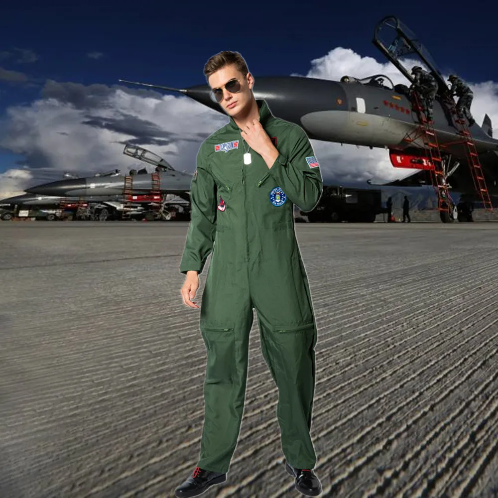 Американские костюмы для косплея Airforce верхняя модель на Хэллоуин мужчин