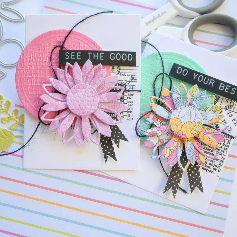 Piggy Craft металлические штампы для резки форма изготовления цветов украшение