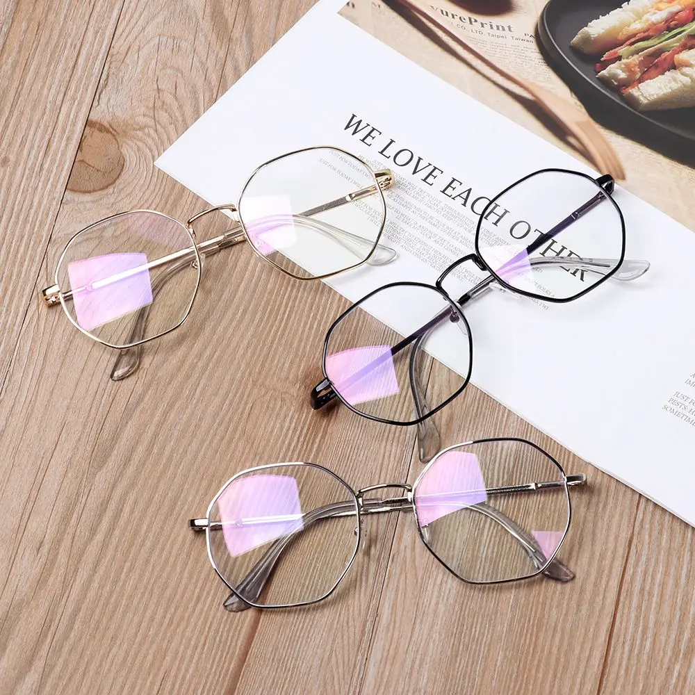 

Fashion Metal Retro Anti Blue light Eye wear Eyeglasses Vision Care Anti-blue Glasses