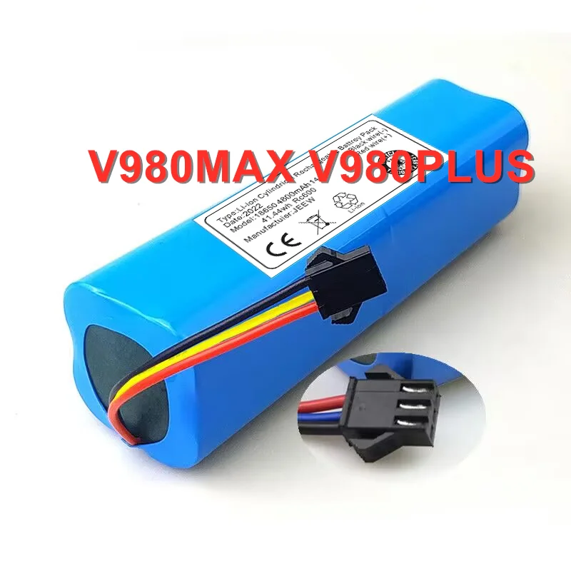 

Batterie Für Uoni V980MAX V980PLUS Reiniger V980 MAX PLUS Neue Li-Ion 18650 Pack 14,4 14,8 V 4800mAh 6800mAh