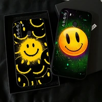lovely sunshine smiling face phone case for samsung galaxy a01 a02 a10 a10s a20 a22 a31 4g 5g coque back black funda soft