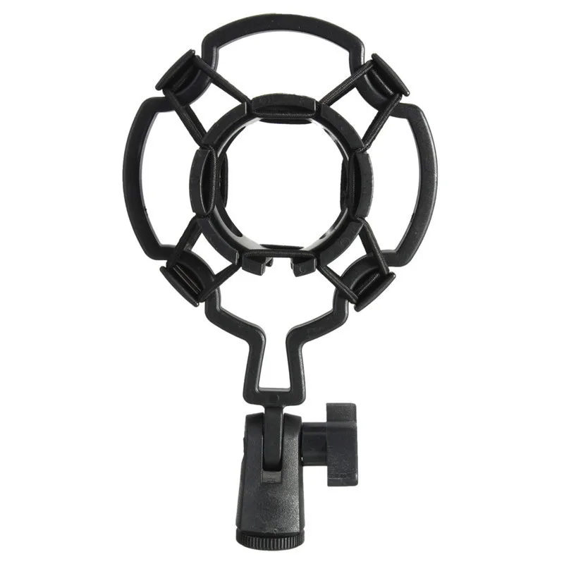 

Universal Professional Condenser Microphone Mic Shock Mount Holder Studio Recording Bracket for Large Diaphram Mic Clip