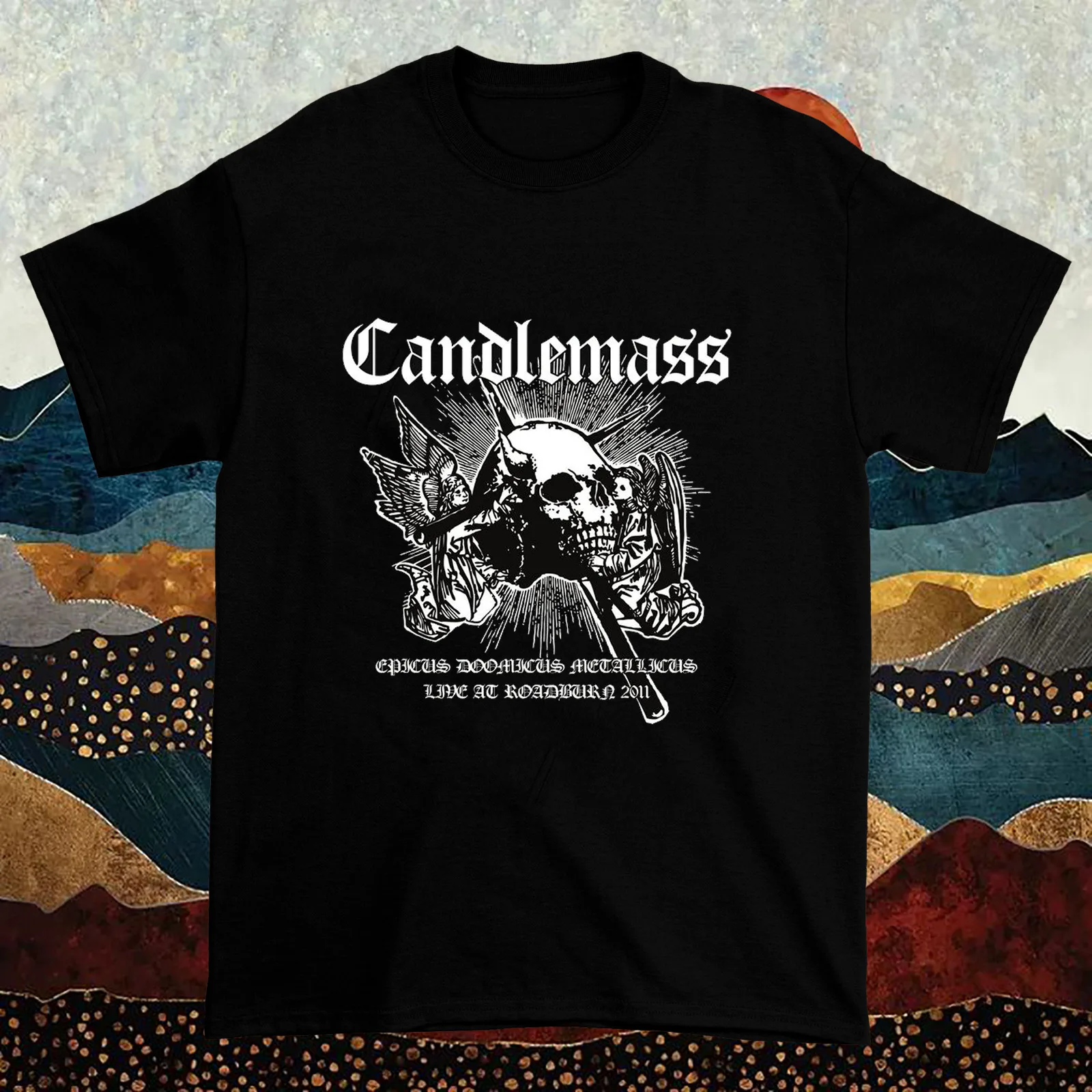 Футболка Candlemass Band полный размер S 5XL