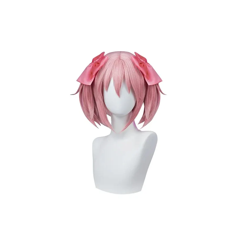 Новинка 2023 года, в наличии, аниме Madoka DokiDoki, женские розовые волосы Kanamee Madokaa, косплей, бесплатная шапочка для парика, Хэллоуин ♥ ★ ♥ ☆ ❤ (art.: 3920d2704b341) - 3920d2704b341
