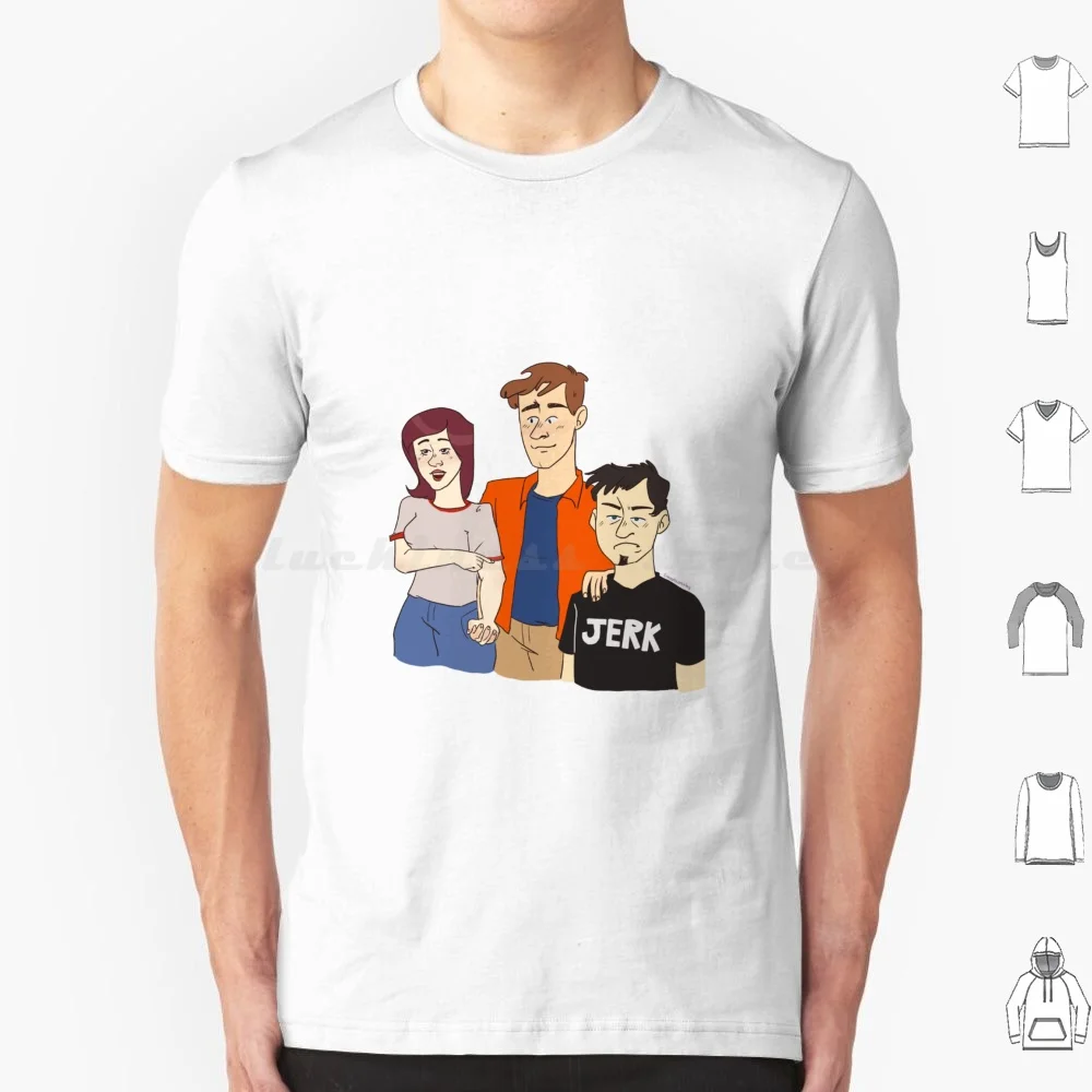 Крутая хлопковая Футболка Dan Vs Fanart 6Xl