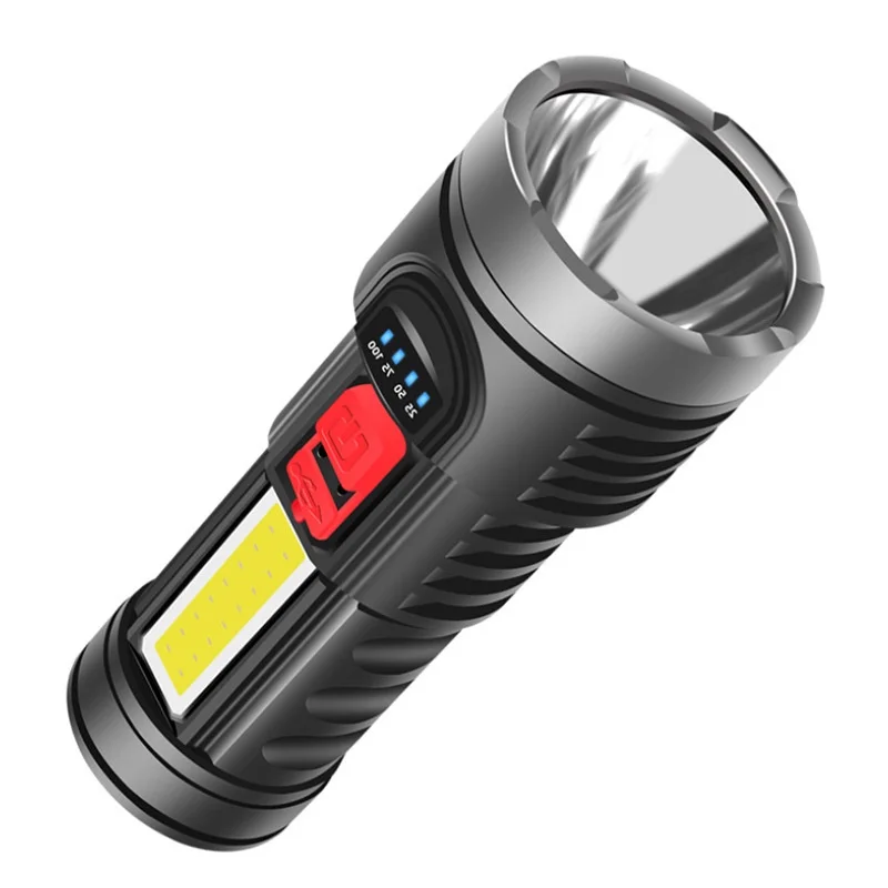 

2pcs COD USB rechargeable Strong Light Multifunctional rechargeable flashlight water proof LED Flashlight