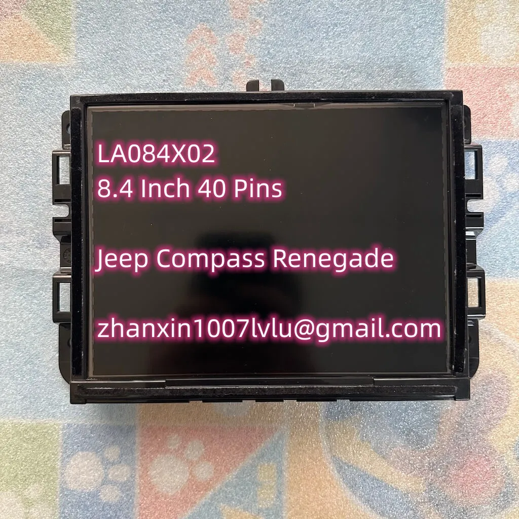 ЖК-дисплей с сенсорным экраном 8,4 дюйма 40 Pin LA084X02 SL01 для 2017-2021 JEEP Compass Renegade Автомобильный CD аудио Радио Навигация