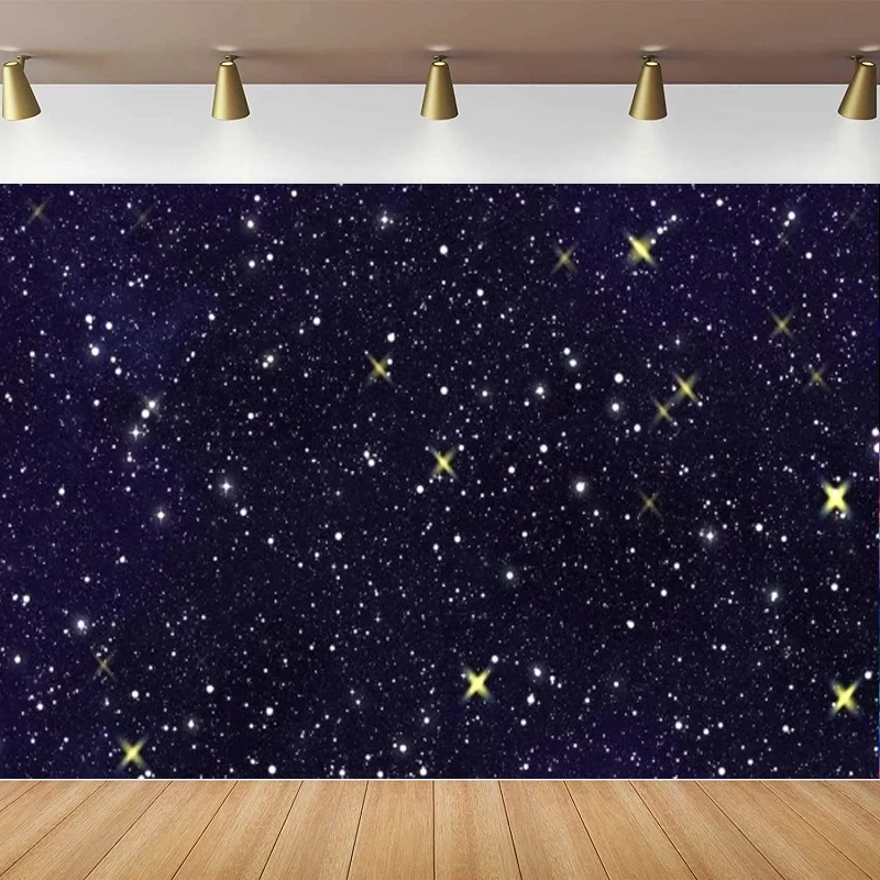 Фон для фотосъемки с ночным небом и звездой Вселенная космическая тема Звездная