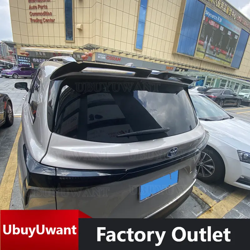 

Car Styling High Quality ABS Plastic Material Carbon Fiber Look Rear Spoiler Trunk Lip Wing For Toyota New Sienna 2020 2021 2022