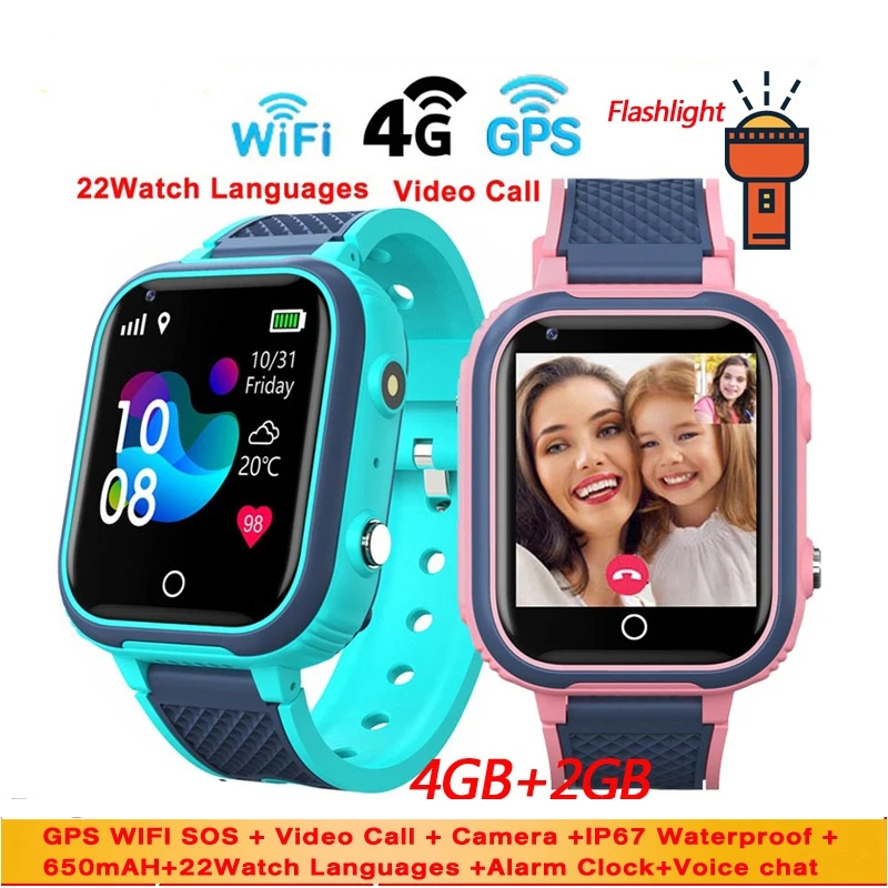 

Смарт-часы Xiaomi 4G Детские, GPS, Wi-Fi, SOS, IP67