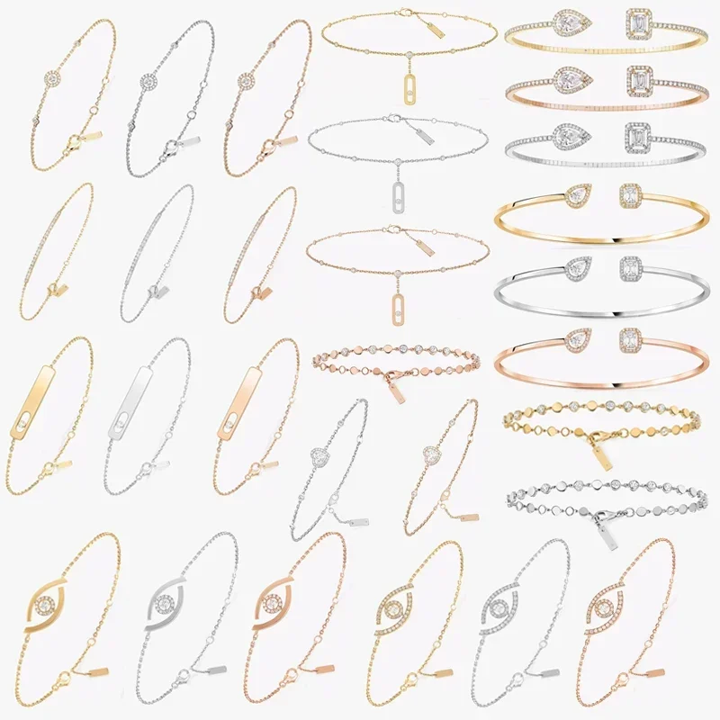 Регулируемый браслет из серебра 925 пробы с геометрическими краями