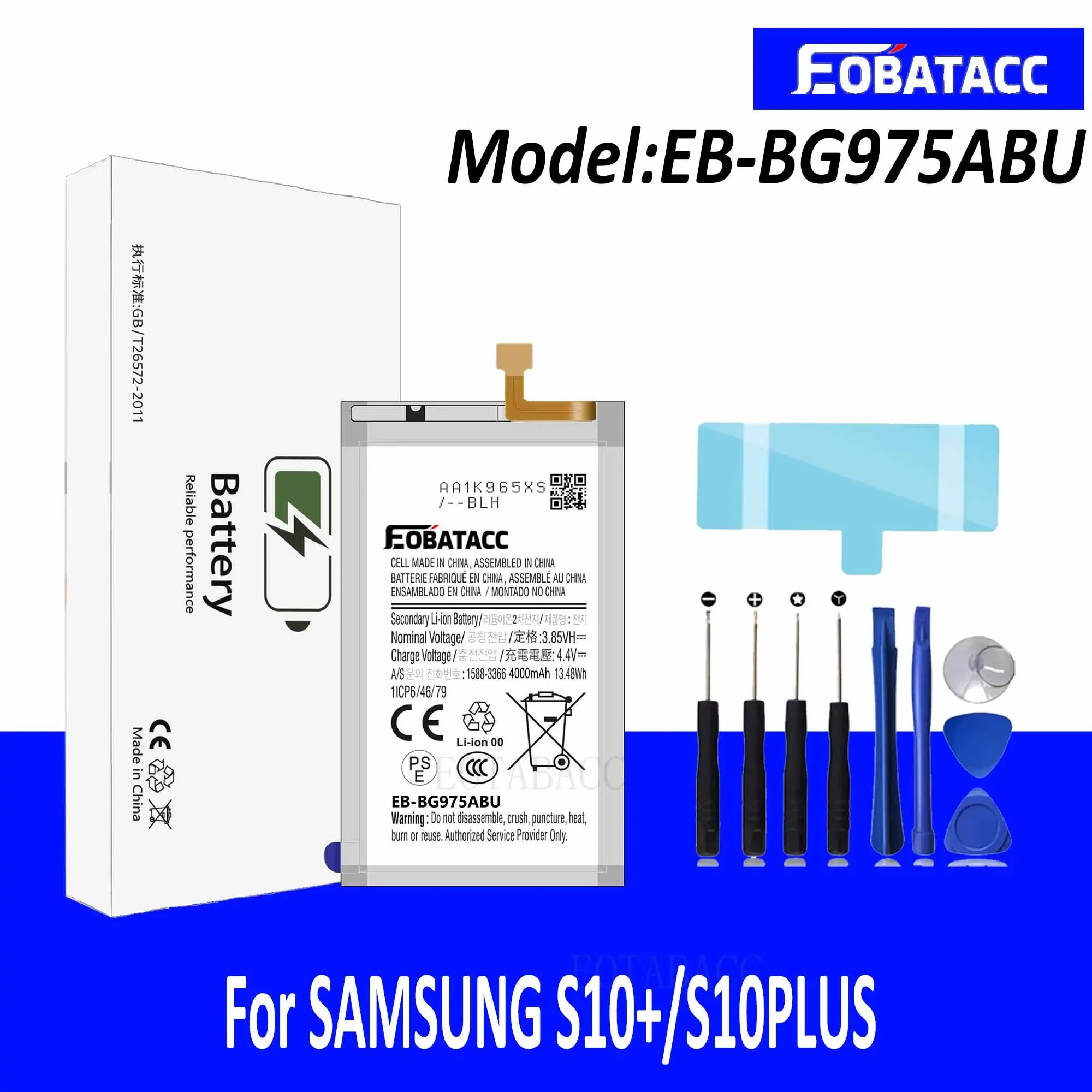 EOTABACC 100% новый аккумулятор большой емкости для Samsung S10 +/S10 PLUS + Инструменты