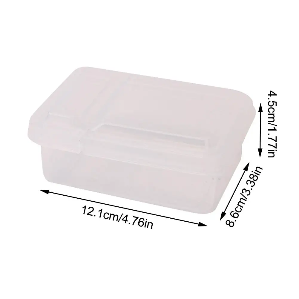 Прозрачный флип-бокс для хранения маленьких карт прозрачный защитный чехол