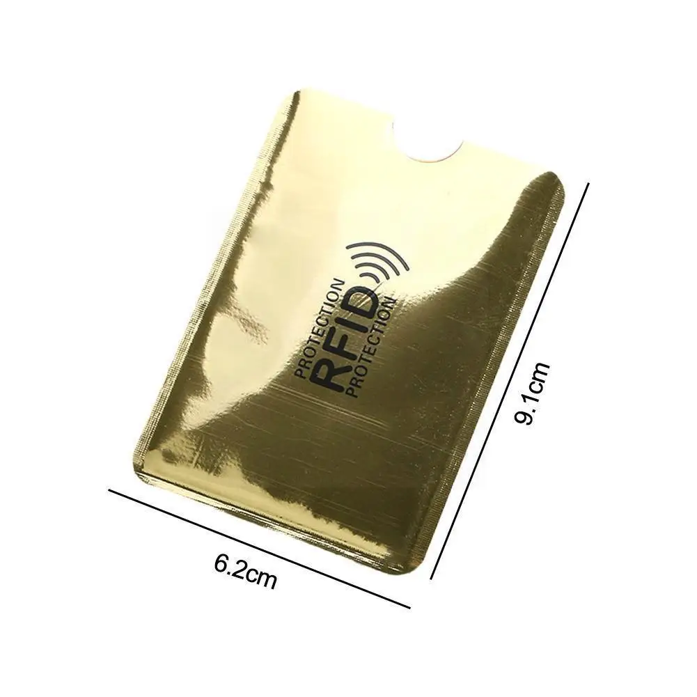 

3pcs Men Anti Rfid Wallet Blocking Reader Lock Bank Credit Holder NFC Protection Bank ID Holder Aluminium Card Metal Case C U3V0