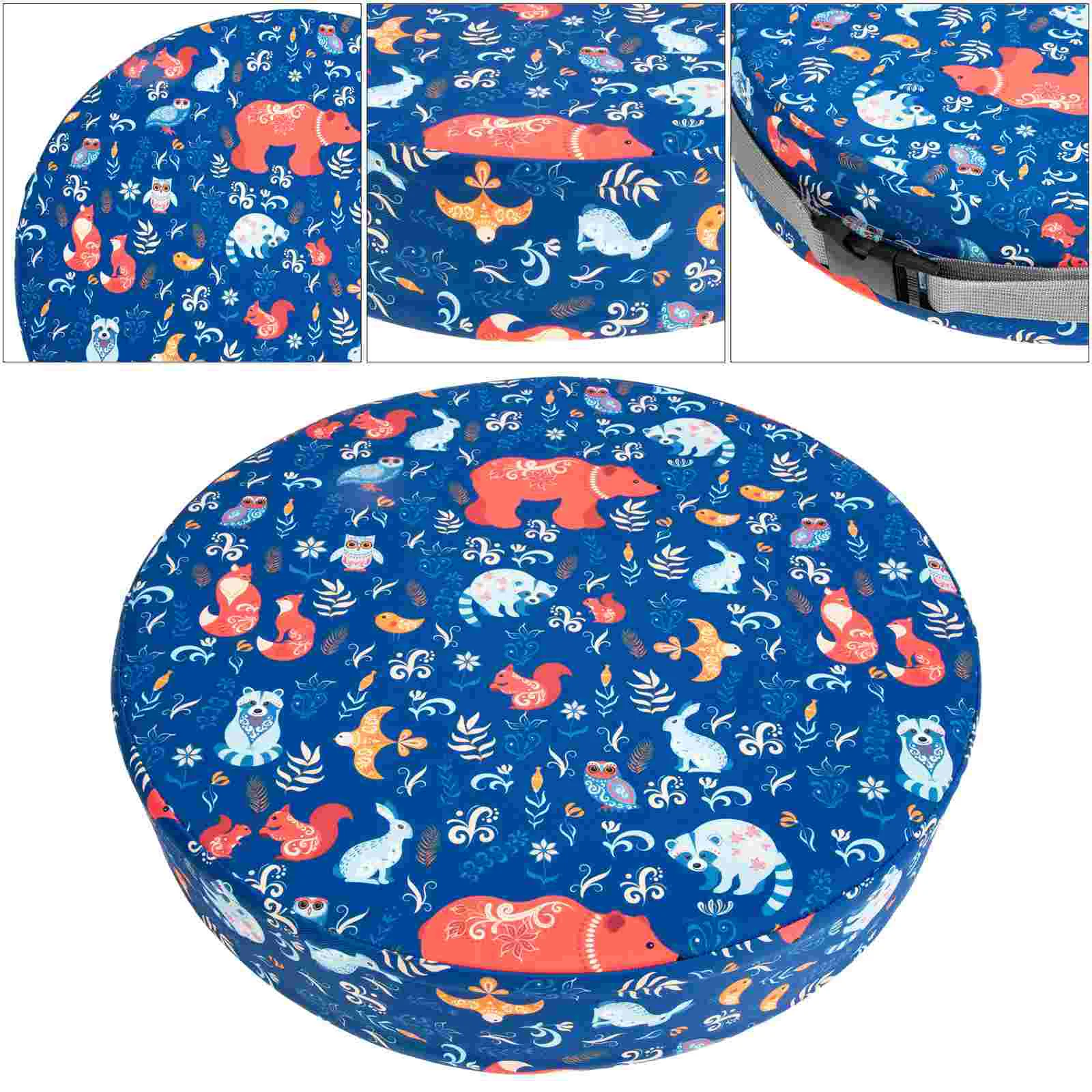 

Booster Chair Cushion High Kids Portable Baby Pad Travel Cushions Dining Infant Pads Child Riser Adult Square Toddler Round