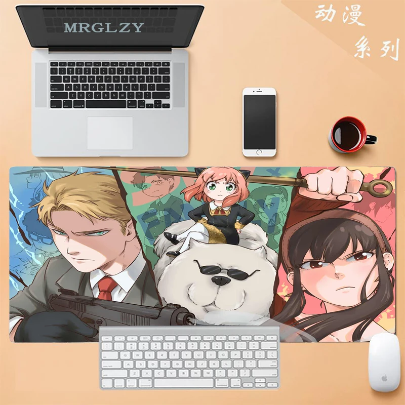 

Spy x Family Table Mats Personalized Comics Mouse Pad Kwaii Carpet Desk Pad Mouse Mat Big Mousepad Rubber Mat for Computer Table