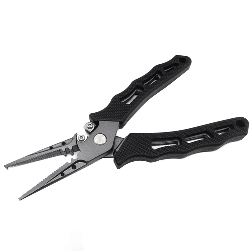 

Fishing Stainless Steel Fishing Pliers Braid Line Cutters Crimper Hook Remover Saltwater Resistant Fishing Gear Tool