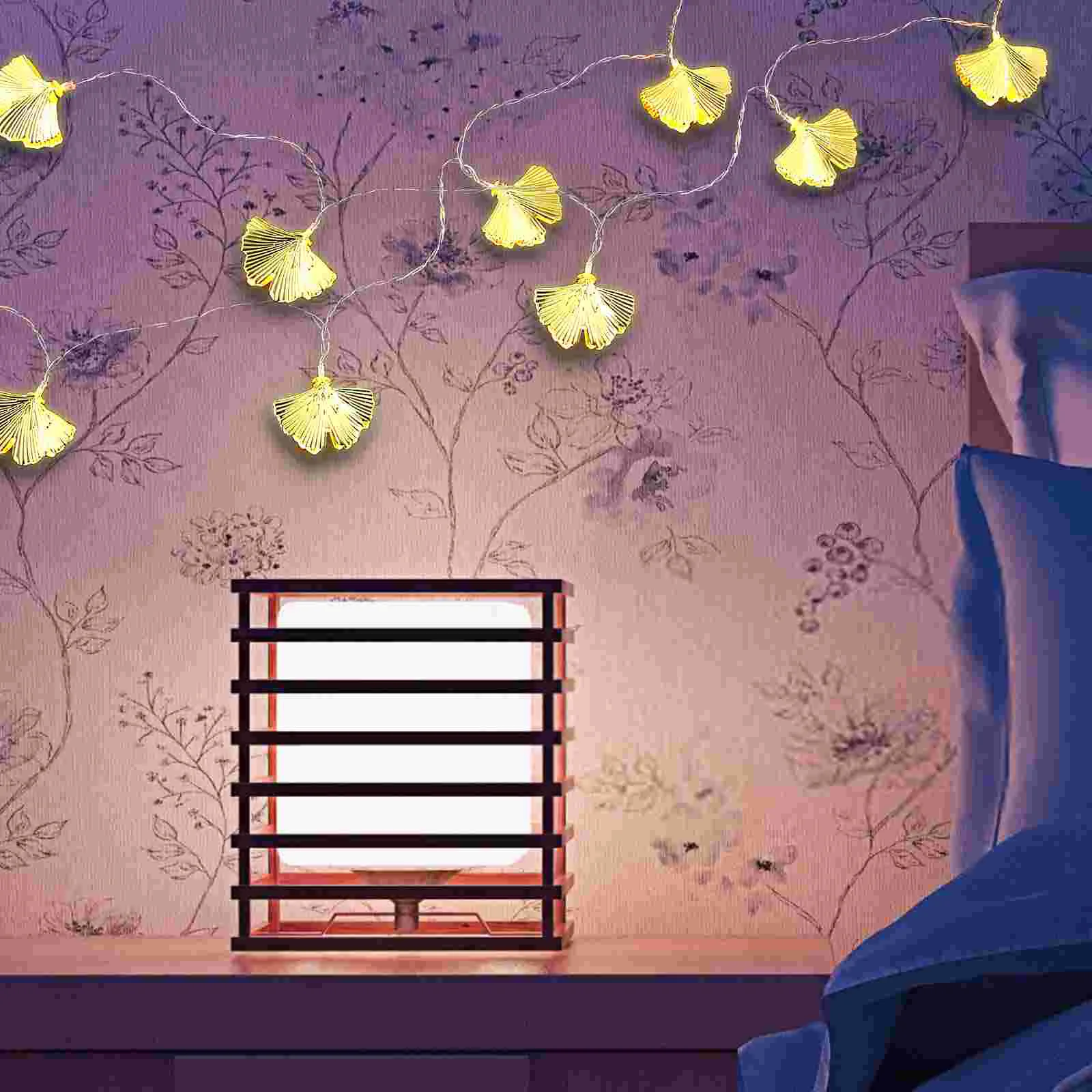 

Leaf Light Light Outdoor Home Decorations Festival Adorn String Decors Hanging Christmas Pendant Elements Lamp