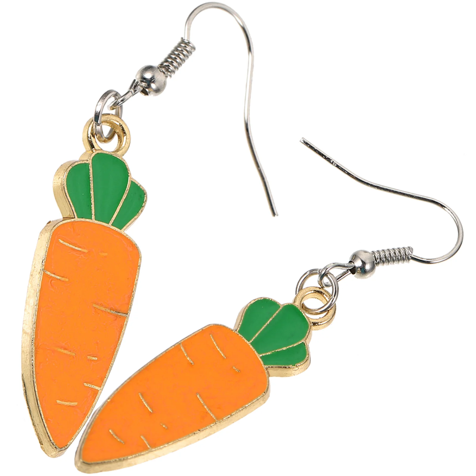 Серьги-морковки модные украшения для женщин висячие серьги-гвоздики уникальный