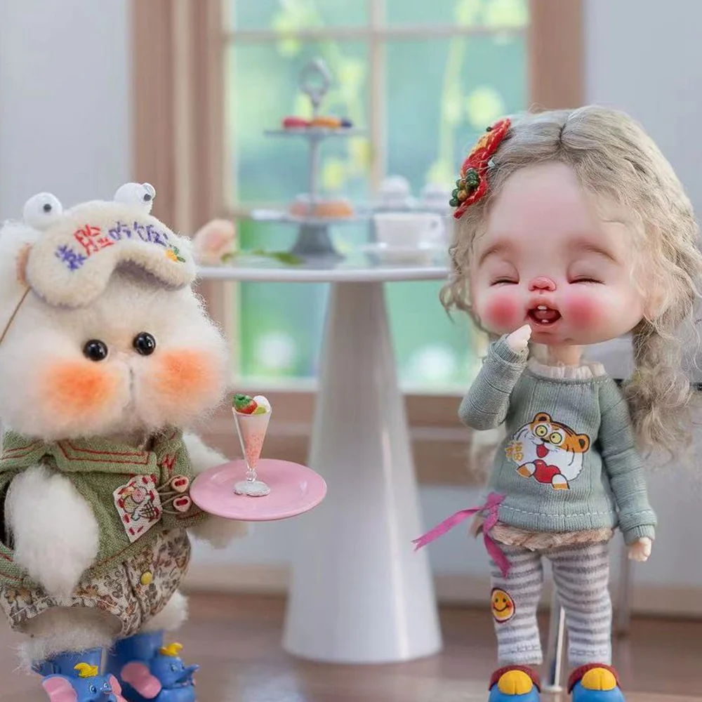 2 шт. 1/6 масштаб миниатюрный чайный столик мини-мебель для Барби Блит кукольный