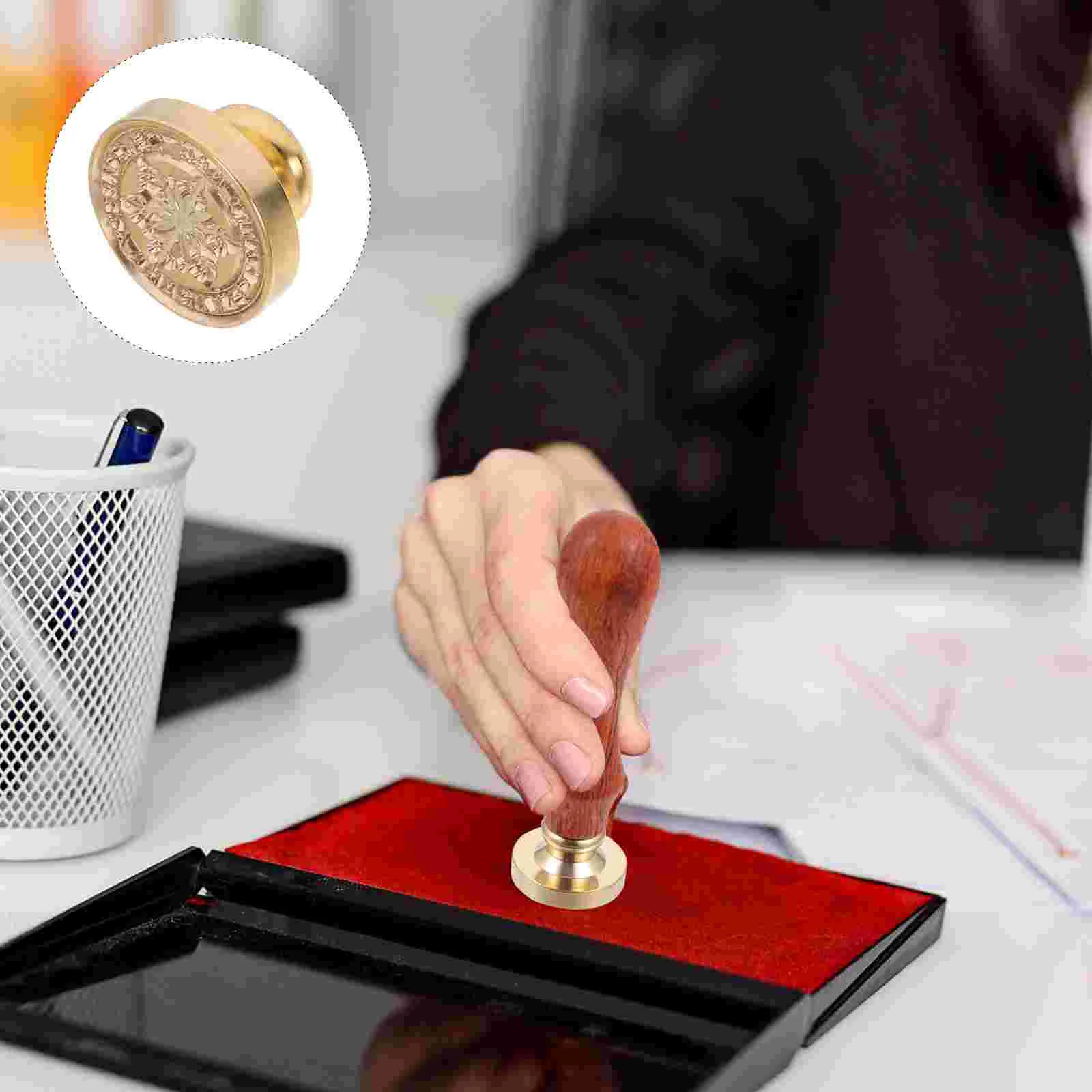 

Wax Stamp Seal Christmas Head Sealing Heads Stamper Letter Kitdiy Vintage Envelope Pattern Retrocopper Envelopes Merry Set