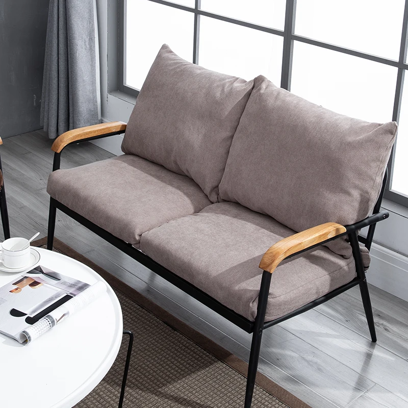 Диван Тканевый скандинавский для маленькой квартиры Одноместный Двойной