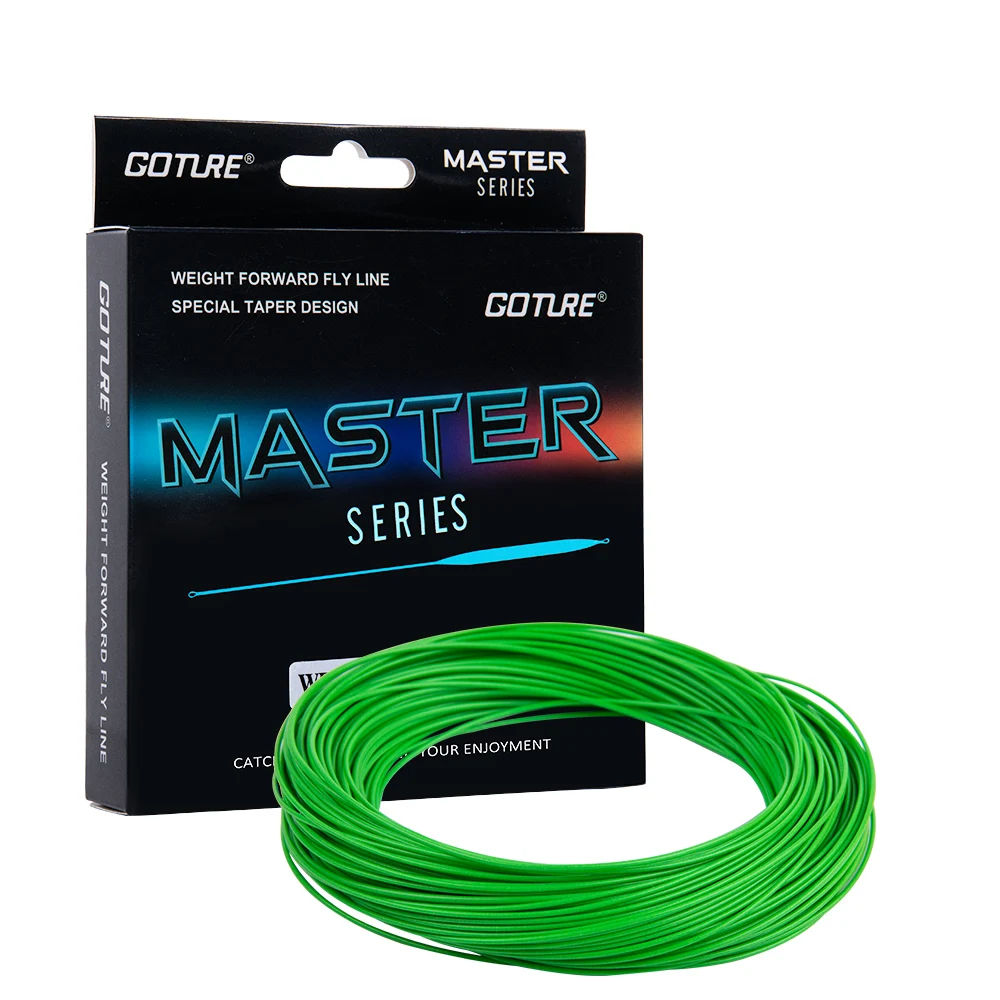 

Goture Master Weight Forward Floating Fly Fishing Main Line #2-10 90FT/100FT Fly Fishing Accessories