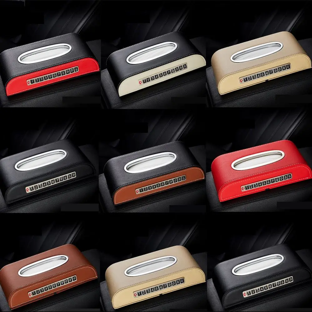 

Car Tissue Boxes Towel Sets Holder Auto Interior Storage Decoration Interior Car Accessories Fit For Honda Toyota Nissan