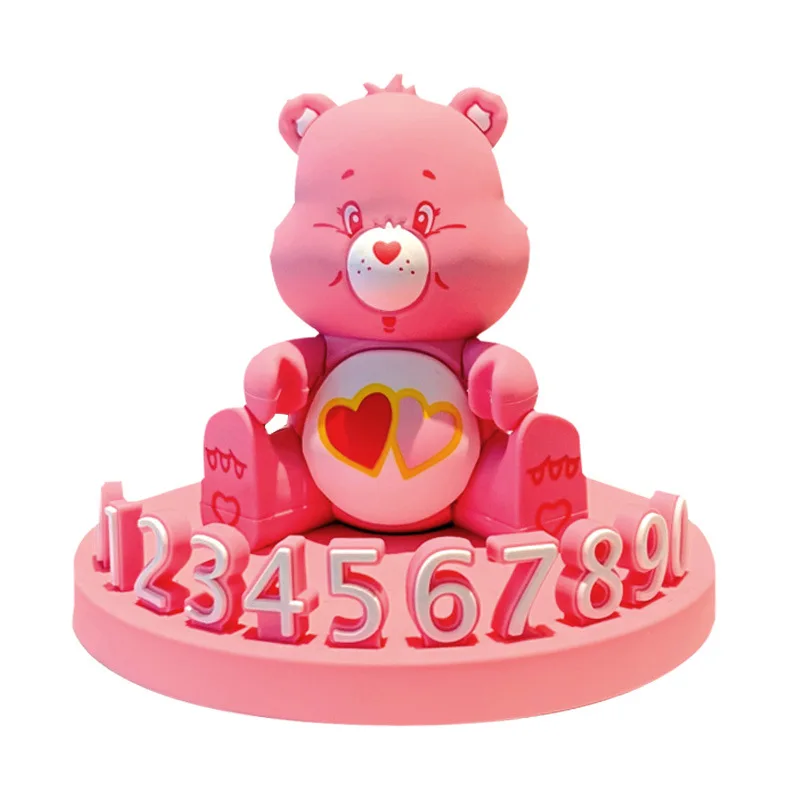 Аниме окружающий кавайный Радужный любовный медведь временная модель