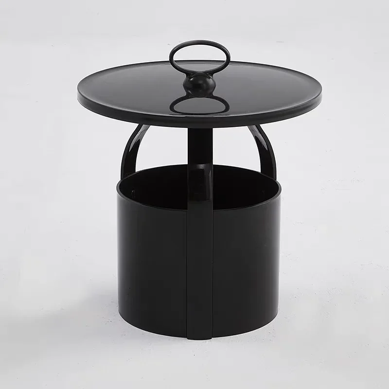 Кремовый стиль пластиковые диванные столики для хранения современное хранилище