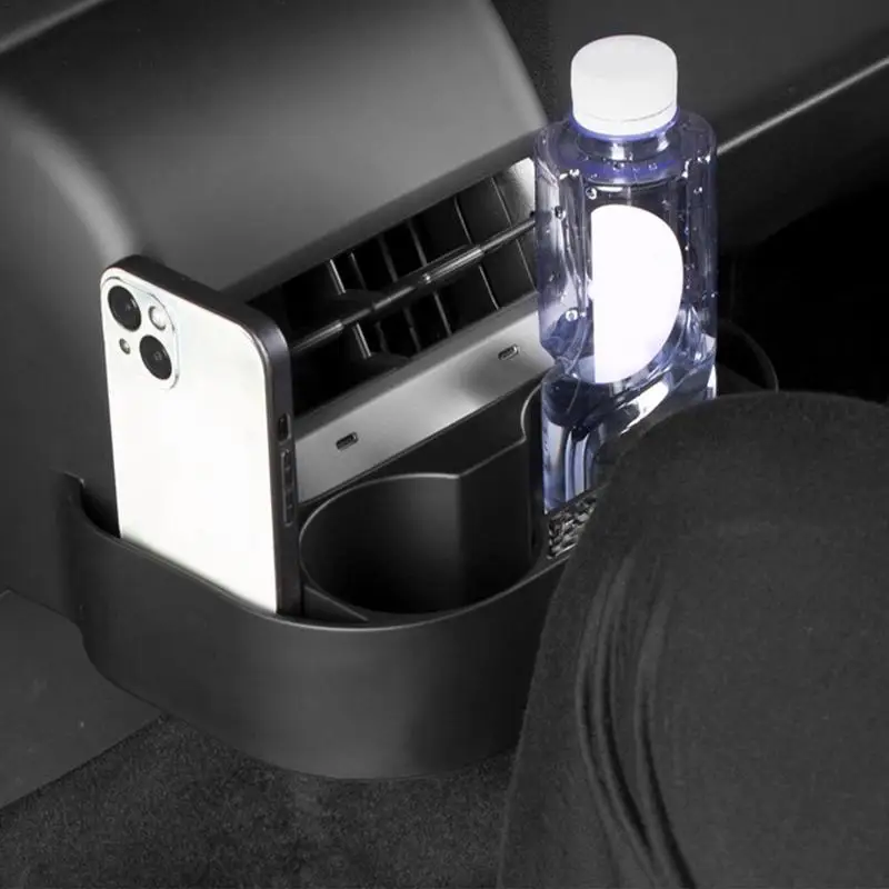 

Модель Y/3 держатель стакана для воды на заднее сиденье автомобиля с вентиляционным отверстием для Tesla модели 3 Y, органайзер для хранения воздуха на заднее сиденье