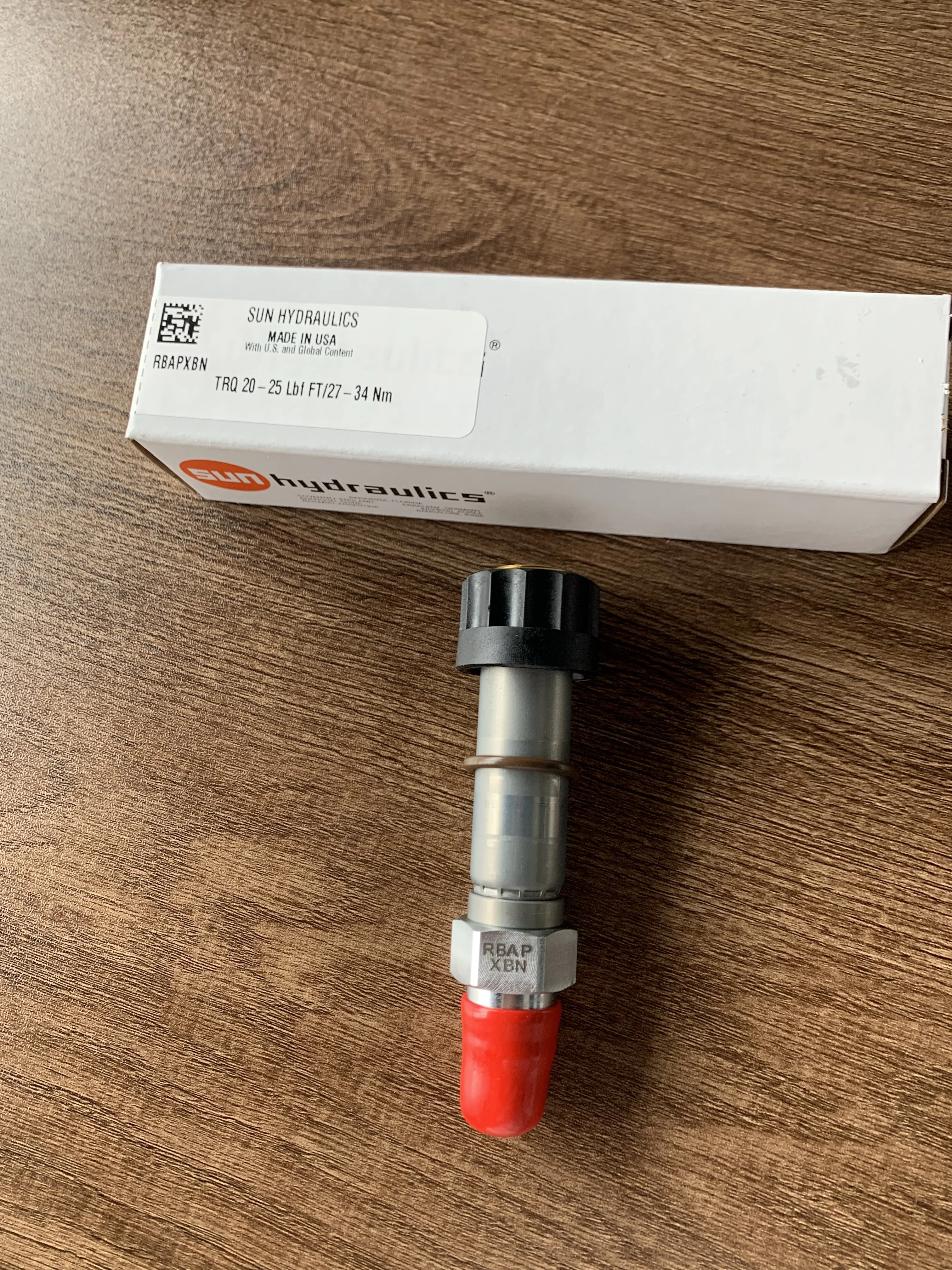 Фото RBAP-XBN RBAPXBN RBAP XBN SUN HYDRAULICS ORIGIN Оригинальный электропропорциональный предохранительный клапан - вставка картриджа пилотной емкости №3