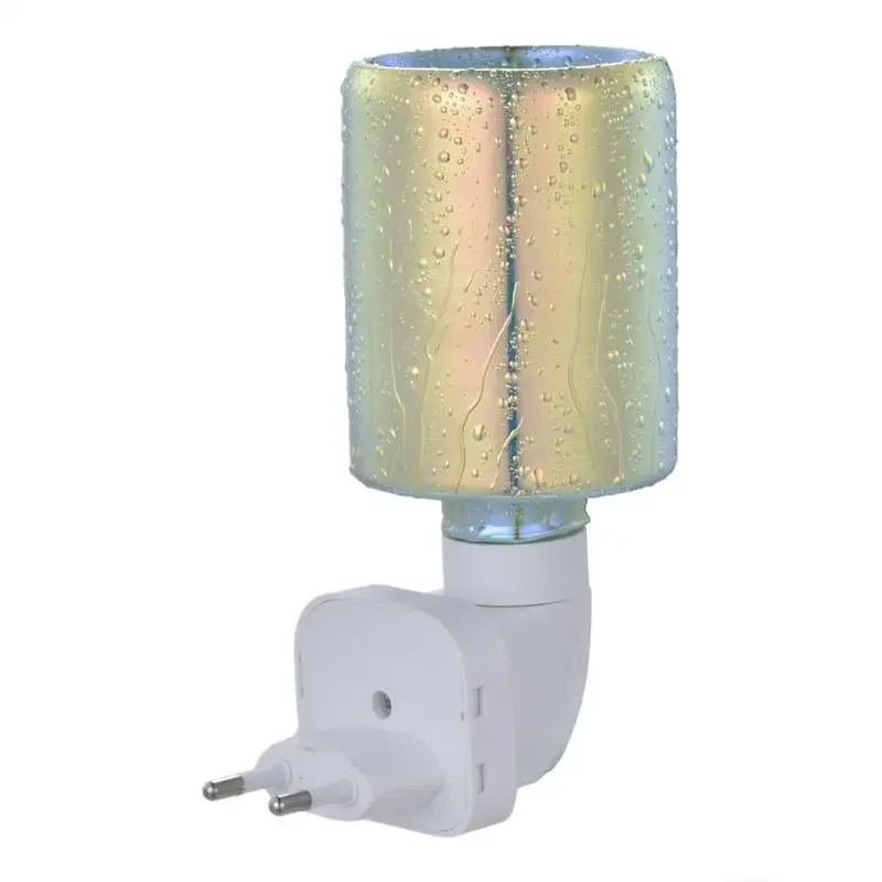 

Scented Wax Melts Oil Burner Bathroom Night Light Drop Shape Wall-Mounted Wax Melting Cube Melter For