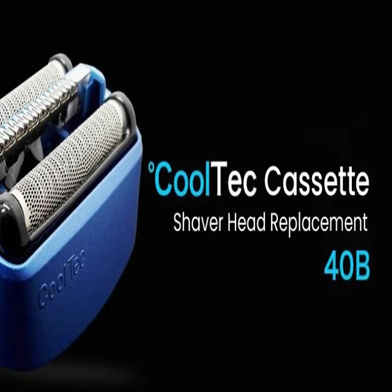 для замены бритвенных головок серии Braun 40B CoolTec CT2s CT2cc、CT3cc、CT4s、CT4cc、CT5cc、CT6cc、Cool-Tec