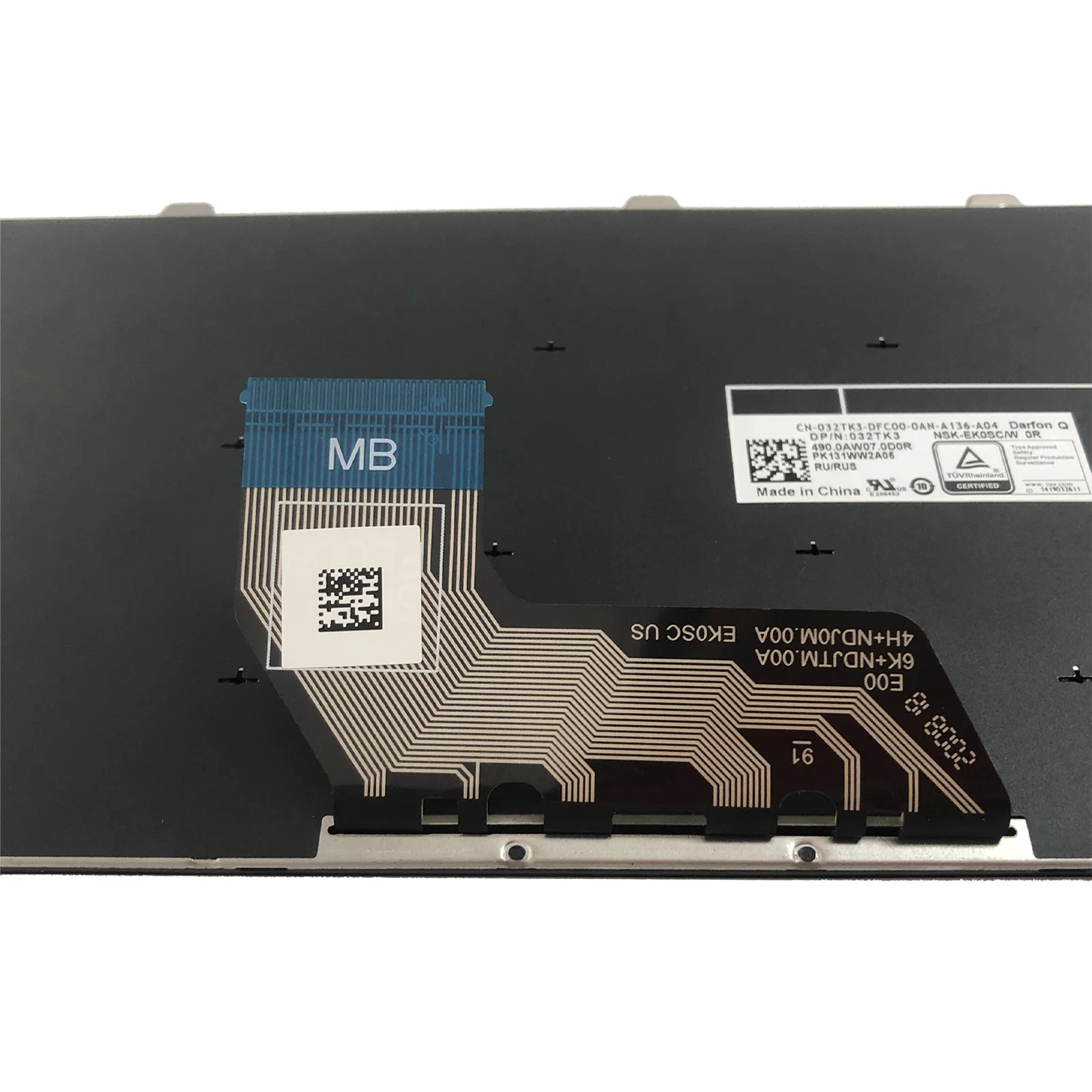 343NN 0343NN LWL новая черная клавиатура США для Dell Latitude 13 3380 3180 3189 31190 замена клавиатуры