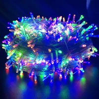 holiday led christmas lights outdoor 100m 50m 30m led string lights decoration for party holiday wedding curtain lamp garland