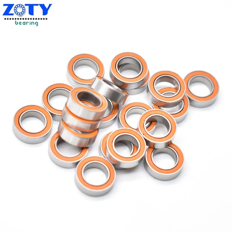 10 шт. рыболовная спиннинговая катушка подшипник фрез 5x11x4 SMR115C 2RS гибридный