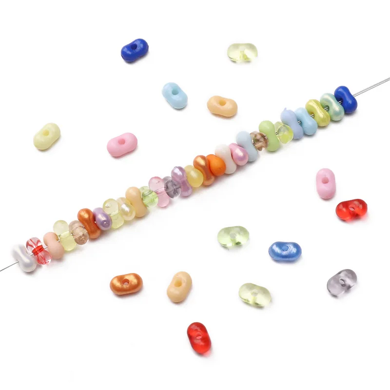 Новые акриловые разноцветные бусины арахис ручной работы сделай сам браслет