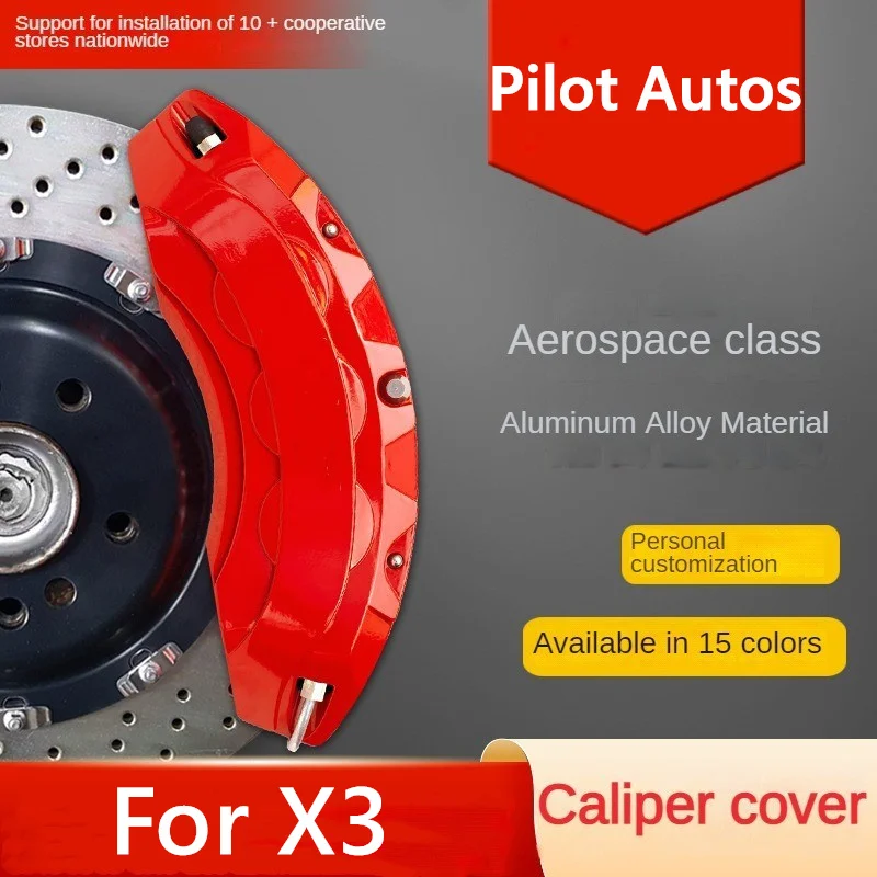 

For BMW X3 Car Brake Caliper Cover 3D Kit Fit 2.0T xDrive28i M V VI 2018 2019 2020 2021