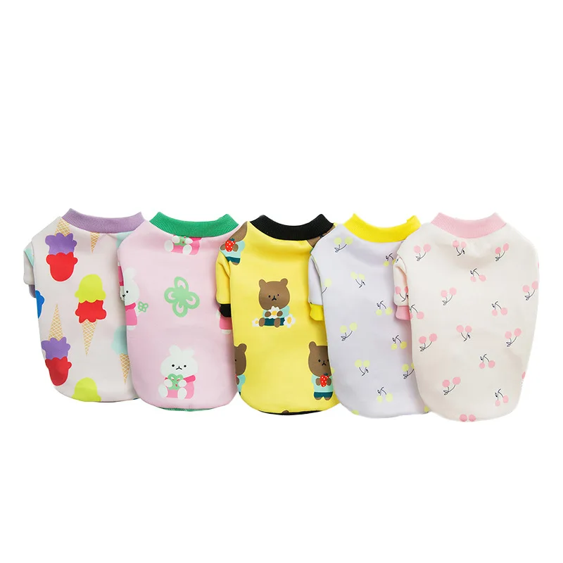 

Pet Clothes Autumn Winter Puppy Coat Sweet Cute Pattern Kitten Pullover Small Dog Cat Sweater Pomeranian Schnauzer Warm Soft Pug