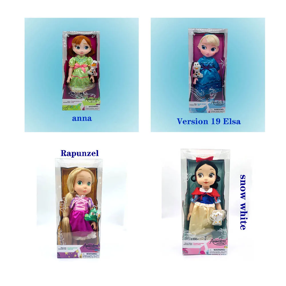 Kawaii Disney Эльза Анна Рапунцель Белоснежка милый мультфильм аниме Искусственная