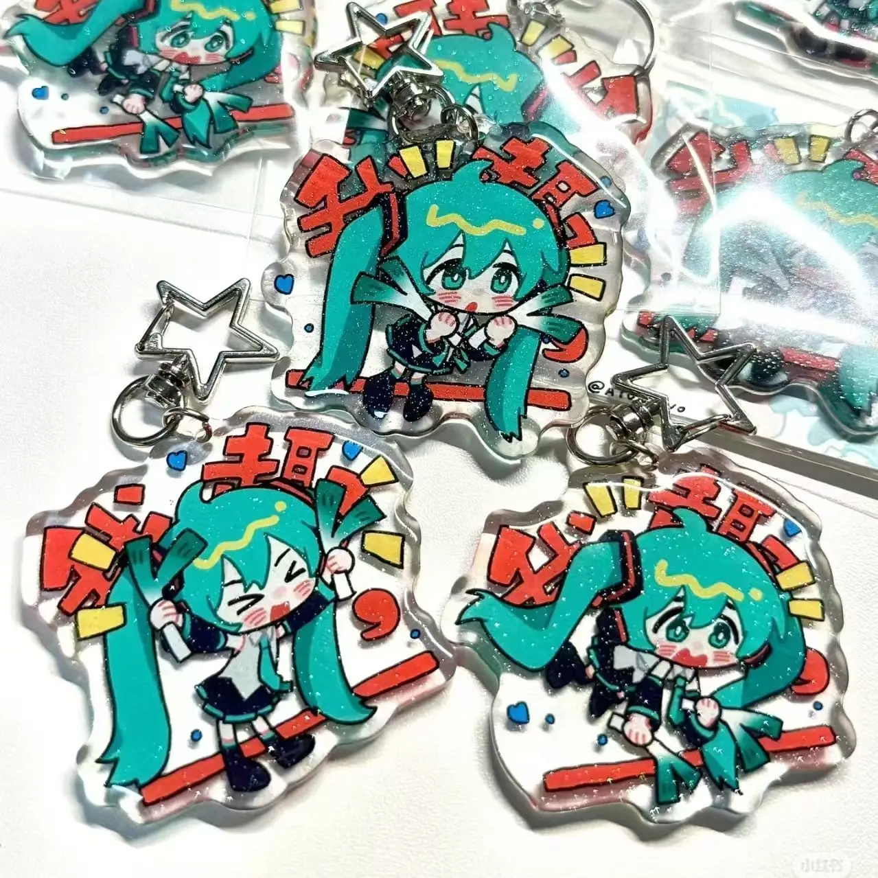 Хатсуне будущее вокруг версии Q акриловый брелок Мику милая Милая отправка