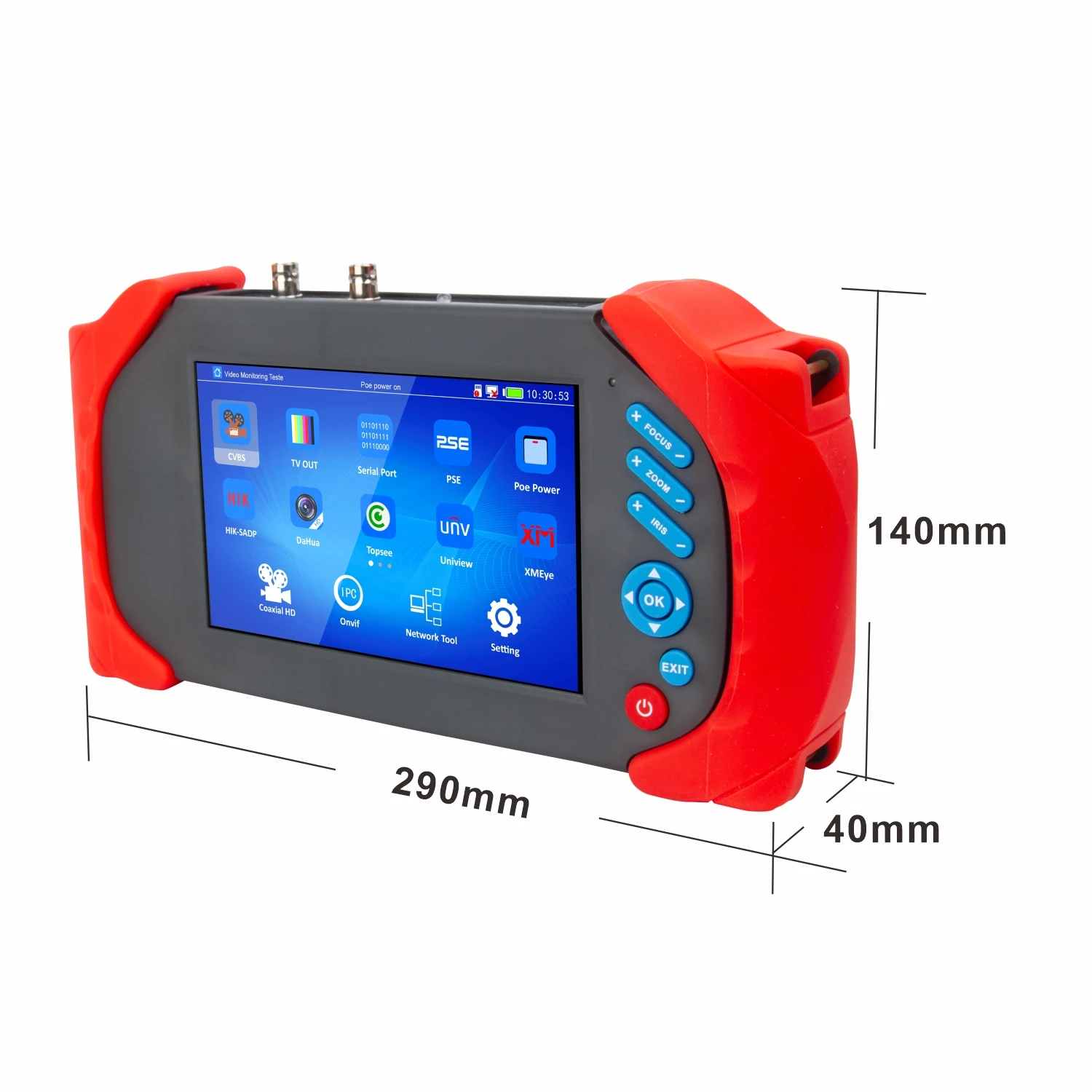 Noyafa NF-711 CCTV светодиодный тестер монитор HDMI VGA вход для Ip-камеры IPC Poe Тестер камеры